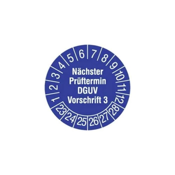Säkerhetstestetiketter HT Instruments 2002260 Prüfplaketten 15mm Säkerhetstestetiketter 15 mm 1 st.