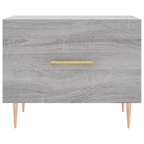 vidaXL Sonoma Soffbord Grå 50x50x40 cm Konstruerat trä 829376