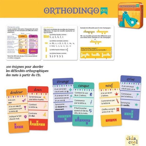 Orthodingo - Utbildningsspel Blå