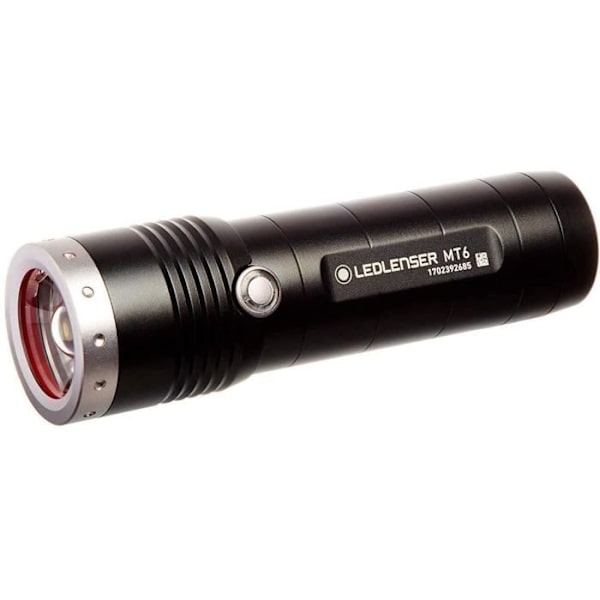 LED Ficklampa, Unisex Vuxen, MT6, Svart, One Size