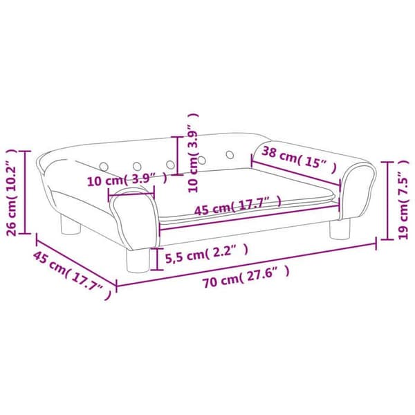 vidaXL Barnsoffa blå 70x45x26 cm sammet, mini soffa, mini soffa-stol, mini soffa för barn, soffa 3196400