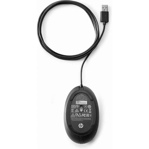 Mus - HP - 320M - Trådad - Ambidextrisk - 1000 DPI - USB Type-A