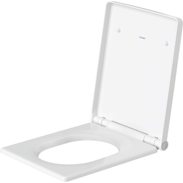 Toalettlock - Duravit - Vero Air - Duroplast - Montering ovanifrån - 378x469x49 mm Vit