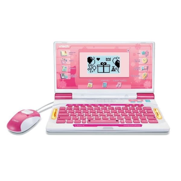 VTECH - GENIUS XL UTBILDNINGSORDNING BILINGUAL ROSA - Rosa Ros