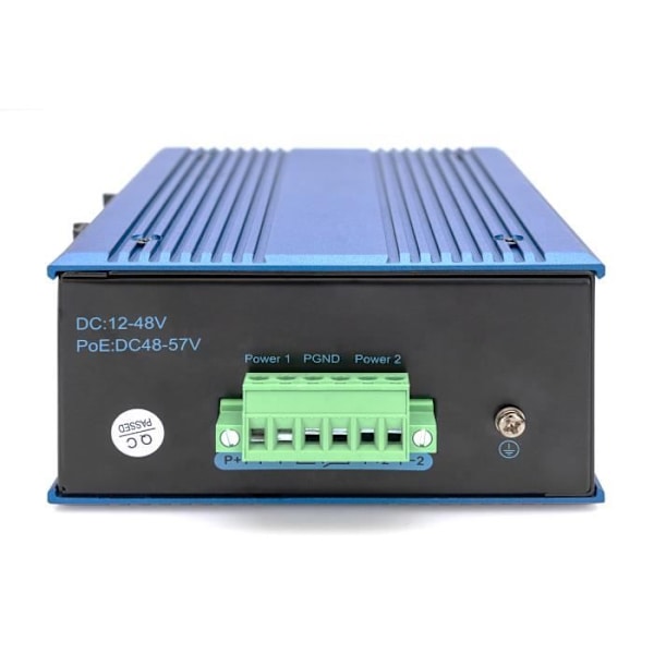 Industriell PoE-switch 8 portar 10-100-1000BASE-TX + 1 port - DIGITUS