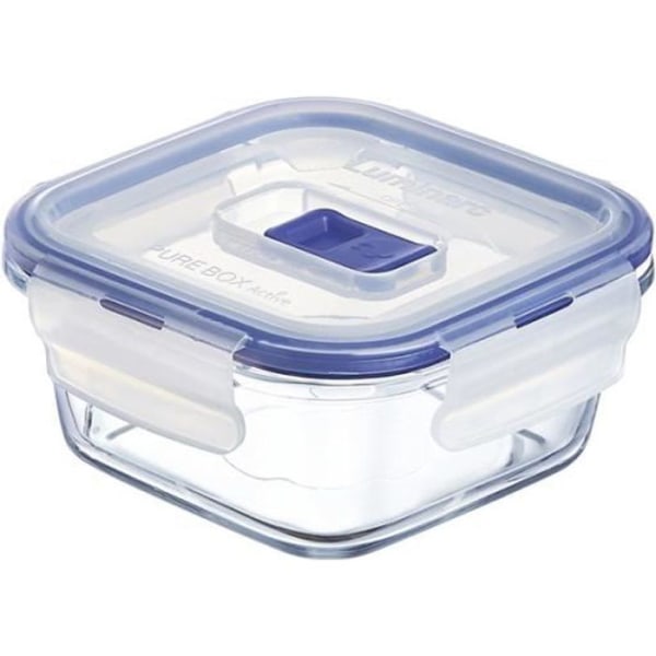 Fyrkantig box 38cl Pure Box Active - Luminarc - extra motståndskraftig och lufttätt härdat glas