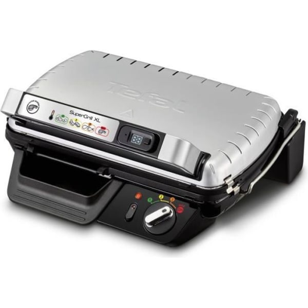 Tefal SuperGrill GC461B, 2400 W, Grill, elektrisk, 718 cm², 2 år, 350 x 205 mm