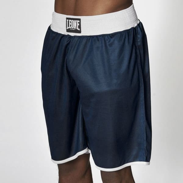 Kortboxer - LEONE 1947 - AB215 - Röd-Blå - Storlek S - Polyester Blå röd jag