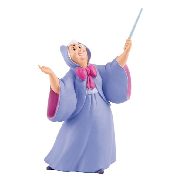 Fairy Godmother Figurine - BULLY - Disney Askungen - 11 cm - Lila och flerfärgad Lila och flerfärgad