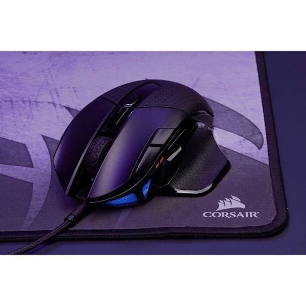 CORSAIR Optical Gaming Mouse FPS/MOBA NIGHTWORD RGB Tunable - RGB LED-bakgrundsbelysning - 18 000 DPI - Svart (CH-9306011-EU)