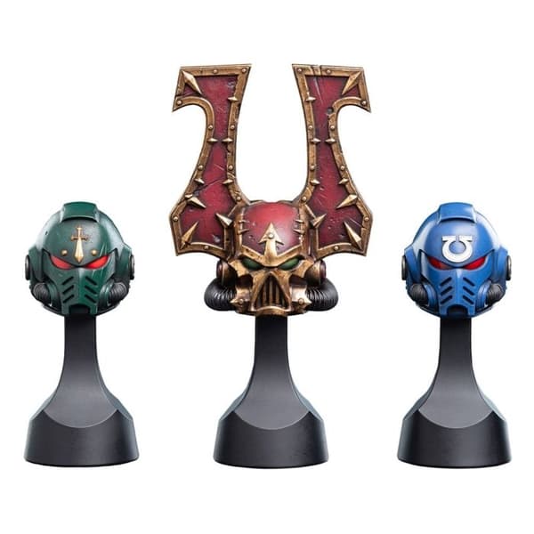 Weta Workshop - Warhammer 40k - Replik 1/4 Khorne Berzerker Hjälm 20 cm