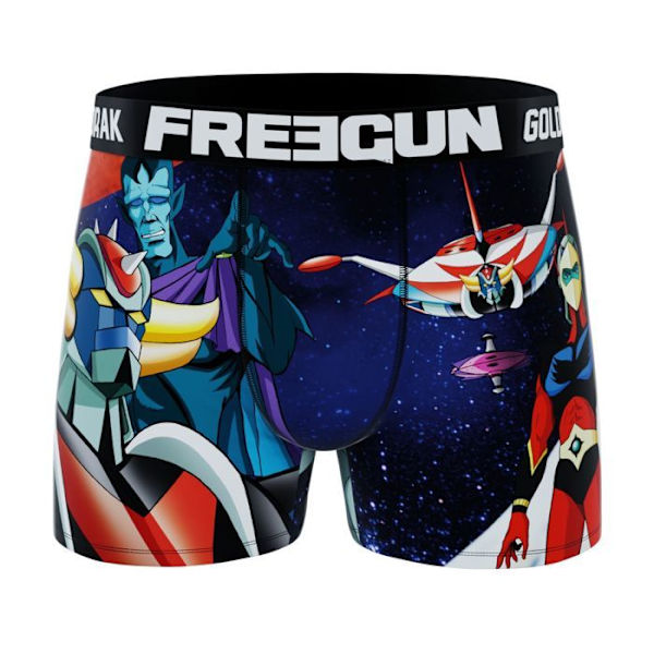 Freegun Boxer Herr GOLDORAK, Kalsong Herr - Röd (3-pack) Flerfärgad M