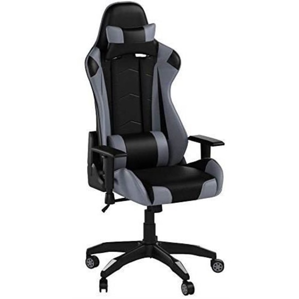 IWMH Gaming Seat Pro Gamer Chair Racerstol i konstläder, höjdjusterbar hög rygg lutande 135˚ med app