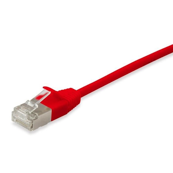 15m Cat6a S-FTP (S-STP) Röd nätverkskabel - UTRUSTNING - 10 Gigabit Ethernet - Guldpläterade kontakter