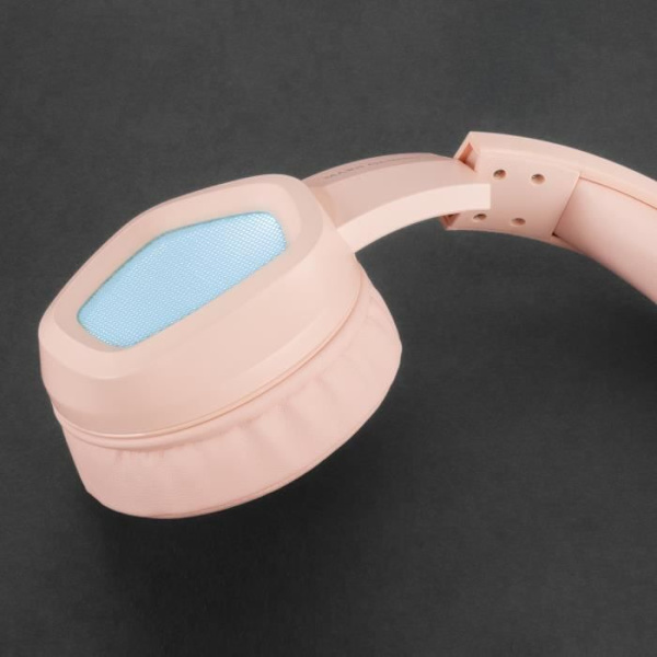 Spelheadset - Mars Gaming - MH320 - RGB Flow - Brusreduktionsmikrofon - Ergonomisk komfort Rosa