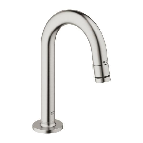Robinet - Grohe - Universal - Superstål - Böjd munstycke - Vattenbesparing Supersteel
