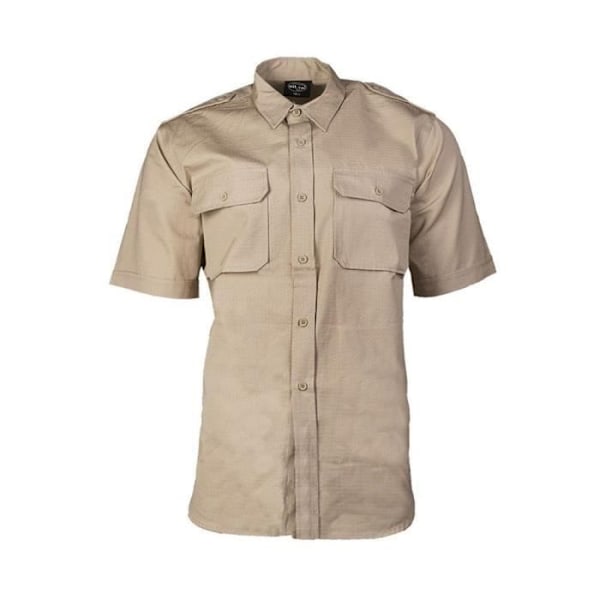 Militärskjorta - MIL-TEC - Tropisk - 100% bomull Ripstop - 2 fickor - Långa ärmar Beige M