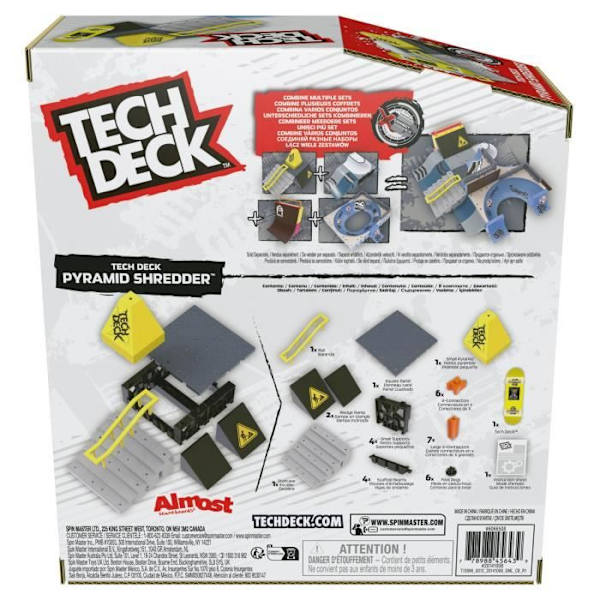 Tech Deck - Starter Set X-Connect Skate Park + 1 finger skate - För att bygga och anpassa