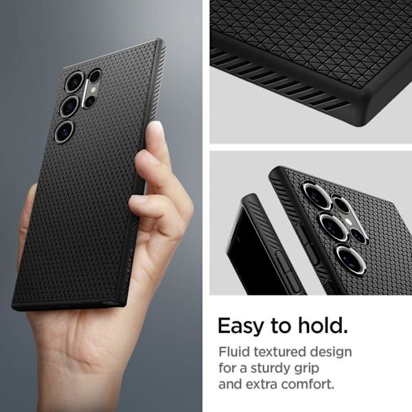 Spigen Liquid Air - Skal för Samsung Galaxy S24 Ultra (mattsvart) Matte svart