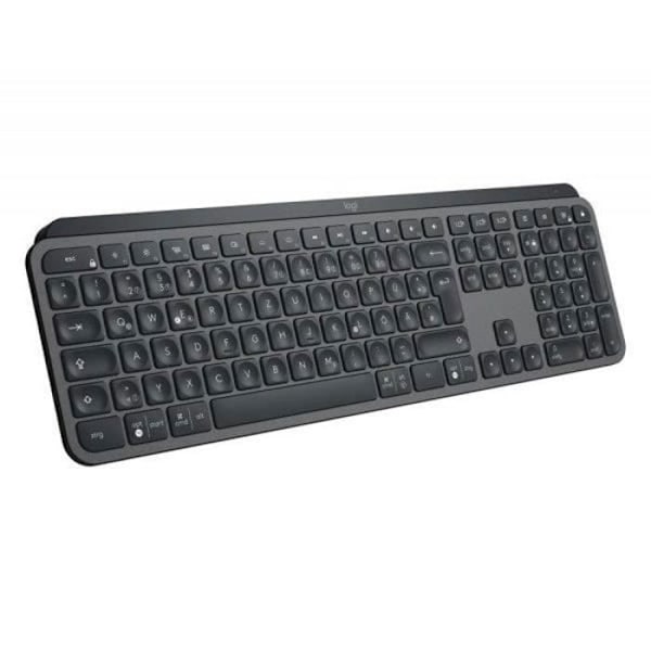 LOGITECH MX Keys Tangentbord - Trådlös anslutning - USB Typ C-gränssnitt - Tyska - Bluetooth/RF