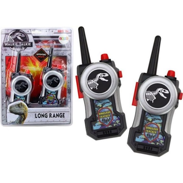 Talkie-walkie leksak Leantoys - 17645 - Talkie-walkie dinosaurie tracker, räckvidd 30 till 80 m