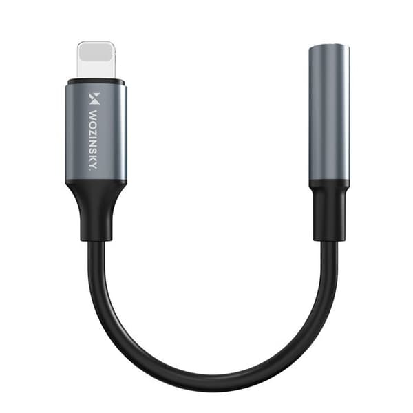 Lightning-adapter till mini-jack 3,5 mm för iPhone - svart