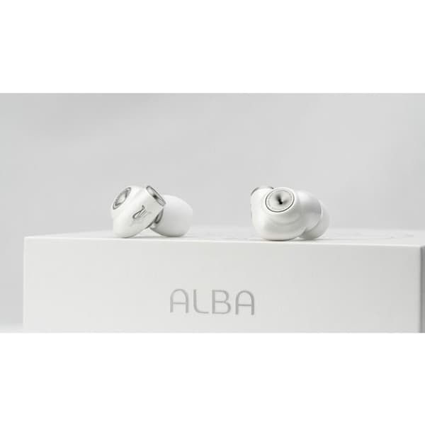In-ear hörlurar Meze Audio ALBA Pearl White USB-C Vit