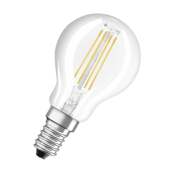 LED-lampa - OSRAM - Klassisk - E14 - 4W - 470Lm - 2700K - Varmvit Vit varm