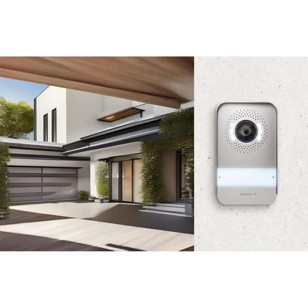 Intercom - LEGRAND - Easykit Essential - Vit - 7" Skärm - 2 trådar förlängningsbar