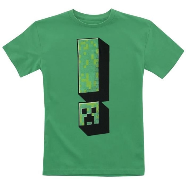 Minecraft Creeper Exclamation Grön unisex t-shirt