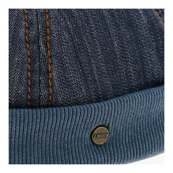Dockerhatt - Keps utan visir i denimblått Blå