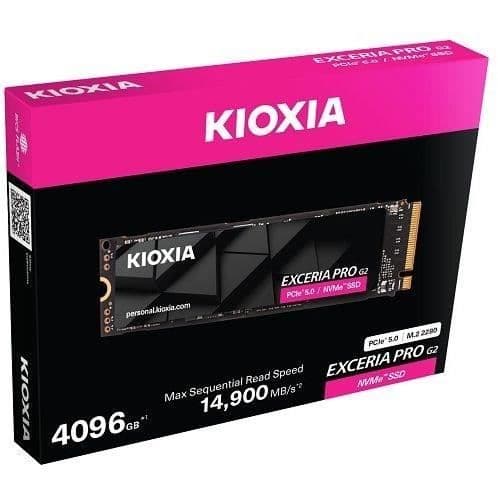 KIOXIA - EXCERIA PRO G2 - Intern hårddisk - 1 To - SSD NVMe 2.0d