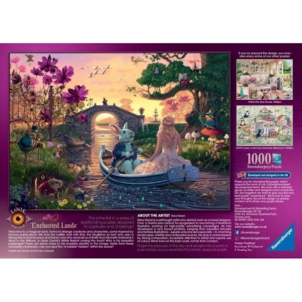 1000 bitars pussel Wonderland - Ravensburger - 16962 - Fantasy - Vuxna och barn från 14 år Flerfärgad