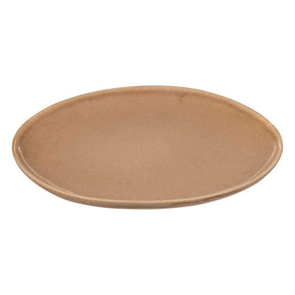 Set med 6 Tallrikar "Spring Water" 27cm Kaffe Sand