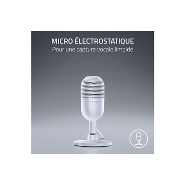 Razer Seiren V3 Mini Mikrofon - Vit Vit