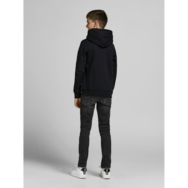 Barntröja - Jack & Jones - Logotyp - Svart - Långärmad - Andas Svart 8 år