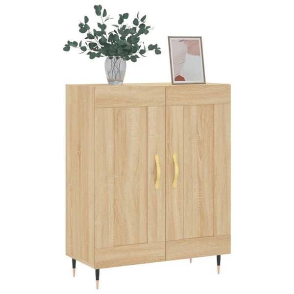 vidaXL Buffé eksonoma 69,5x34x90 cm ingenjörsträ 830175