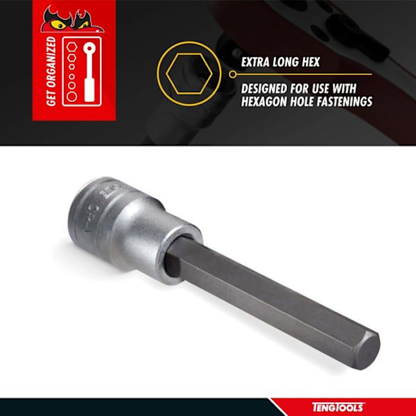 Teng tools - 117450700 - Hålen hexagonadapter 1/2 H14 x 100 mm lång ()