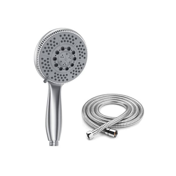 Duschhuvud - Vinabo - 1,5m Slang - Högtryck - Kromad ABS - Ergonomisk Pengar
