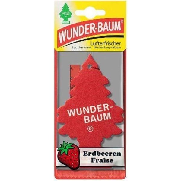 Wunderbaum 178209 Strawberry Air Freshener Tree Set om 3