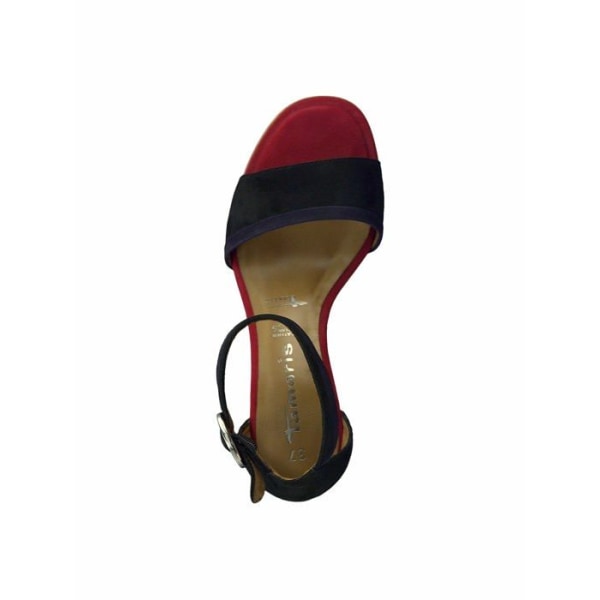 Sandal - barfota Tamaris - 1-1-28379-26 - Sandaler med ankelband för kvinnor Svart 36