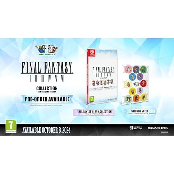 Final Fantasy I till VI - PS4-spel - Jubileumsutgåvan