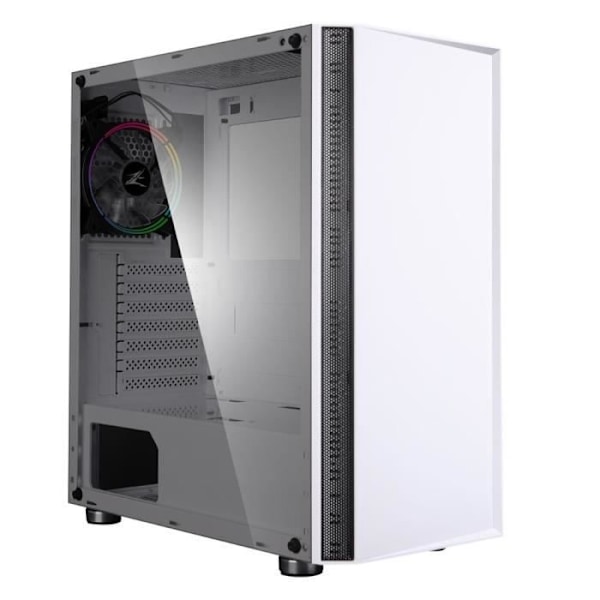 ZALMAN R2 PC CASE - Medium Tower - Vit - Härdat glas - E-ATX-format (R2TGWH)