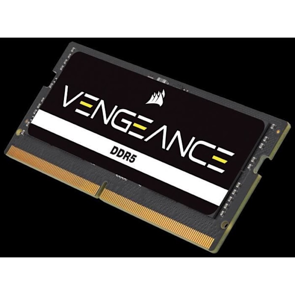 RAM-minne - CORSAIR - CMSX64GX5M2A4800C40 - VENGEANCE - DDR5 - 64Go 2x32Go SODIMM - 4800MT/s - CL 40 - 1.1V
