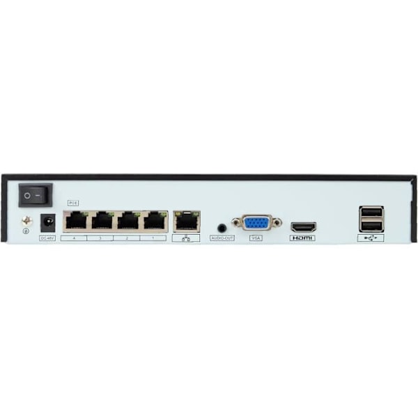 NVR PNI House IP710J - 10-kanals 4K 8MP videoinspelare med avancerade AI-funktioner