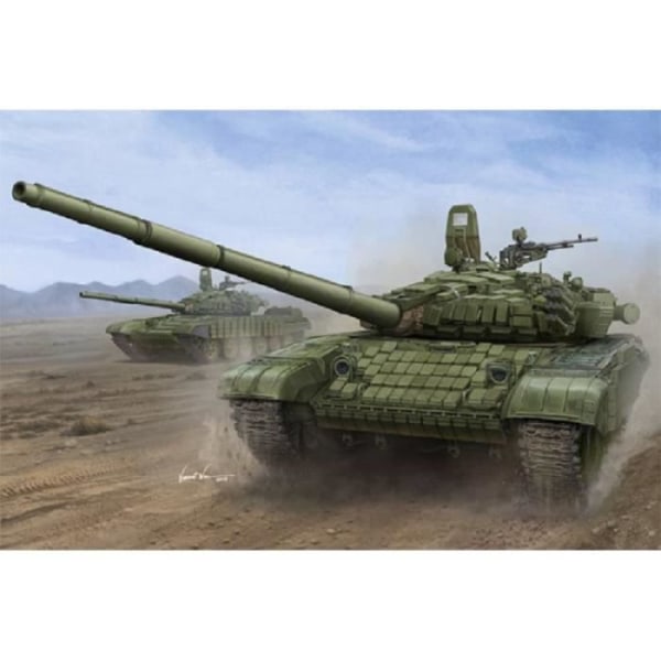 Modell Fordon Ryska T-72b1 Mbt Med Kontakt-1 Reactive Armor - TRUMPETARE