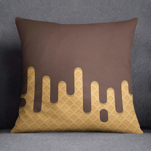 Bonamaison Kuddfodral - 1 - Kuddfodral, Polyester, Flerfärgad, 45x45