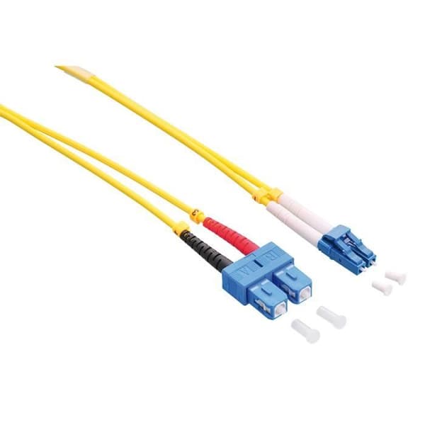 Fiberoptisk kabel - LOGILINK - LC-SC 5 m - OS2 - Enkelläges 9 µm - Gul