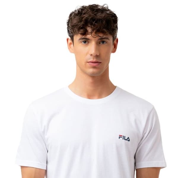 Fila Ensemble Pyjamas 100% bomull kort Man Vit M
