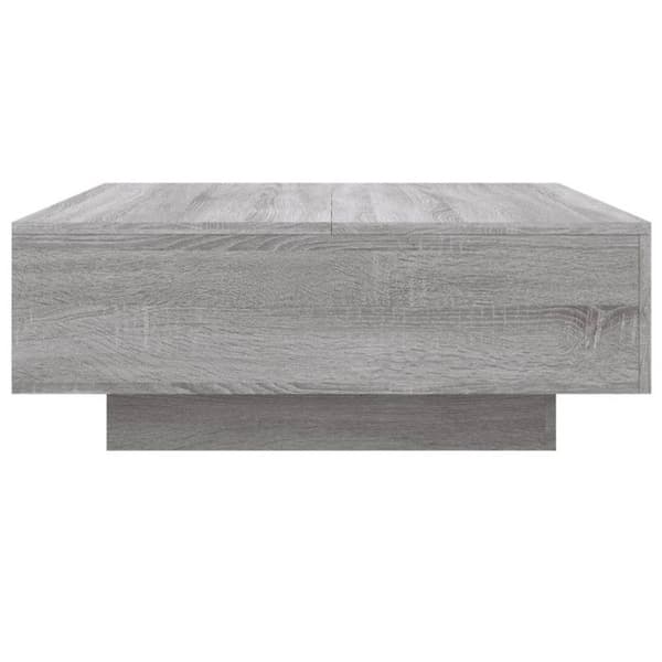 vidaXL Sonoma Soffbord Grå 80x80x31 cm Konstruerat trä 836586